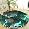 Personalized Genshin Impact Round Chair Office Rug - Perfect for Mat, Office Chair & More - Ideal Gift for Birthdays and Holidays