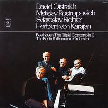 LP Record DAVID OISTRACH MSTISLAV ROSTROPOVI Beethoven Triple Concerto In C S36727 ANGEL 1970 US Classical Used