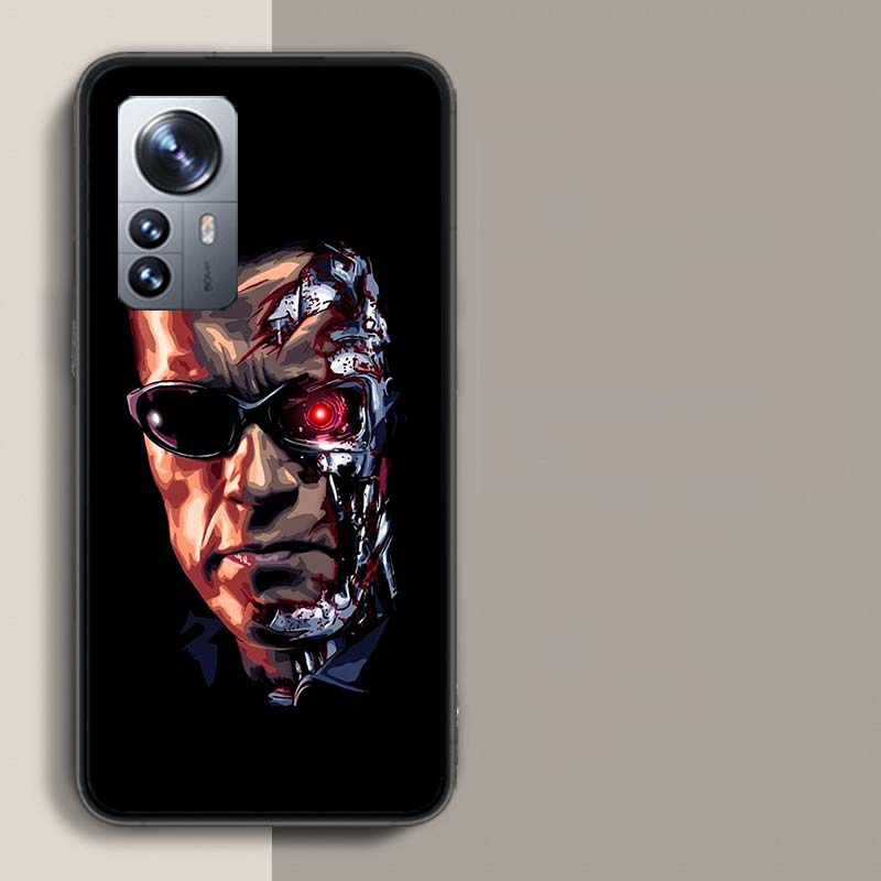 Arnold Schwarzenegger Terminator Phone Case For Redmi Note 13 Pro Plus 14 Pro+ 12S 12 11S 11T 11E 11 10S 10 9S 9 Xiaomi Capa TPU