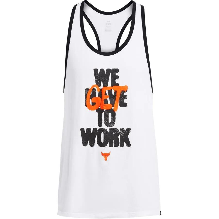 Under Armour Tank Top Men's White (Unisex) Tank Tops 1383299 100