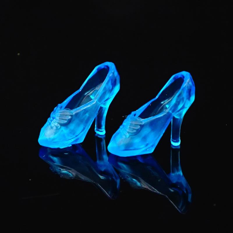 Модные разноцветные сандалии, туфли на высоком каблуке с кристаллами для куклы Барби, подарочные аксессуары для девочек, одежда, реквизит для платья