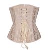 Underbust Corset Floral Push Up Boned Bustier Gothique Korsett For Women Front Busk Gorset Korse Sexy Women Gothic Corset