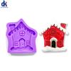 New Christmas House Silicone Mold Pastry Cake Chocolate Molds DIY Home Baking Mould Bakeware Tools