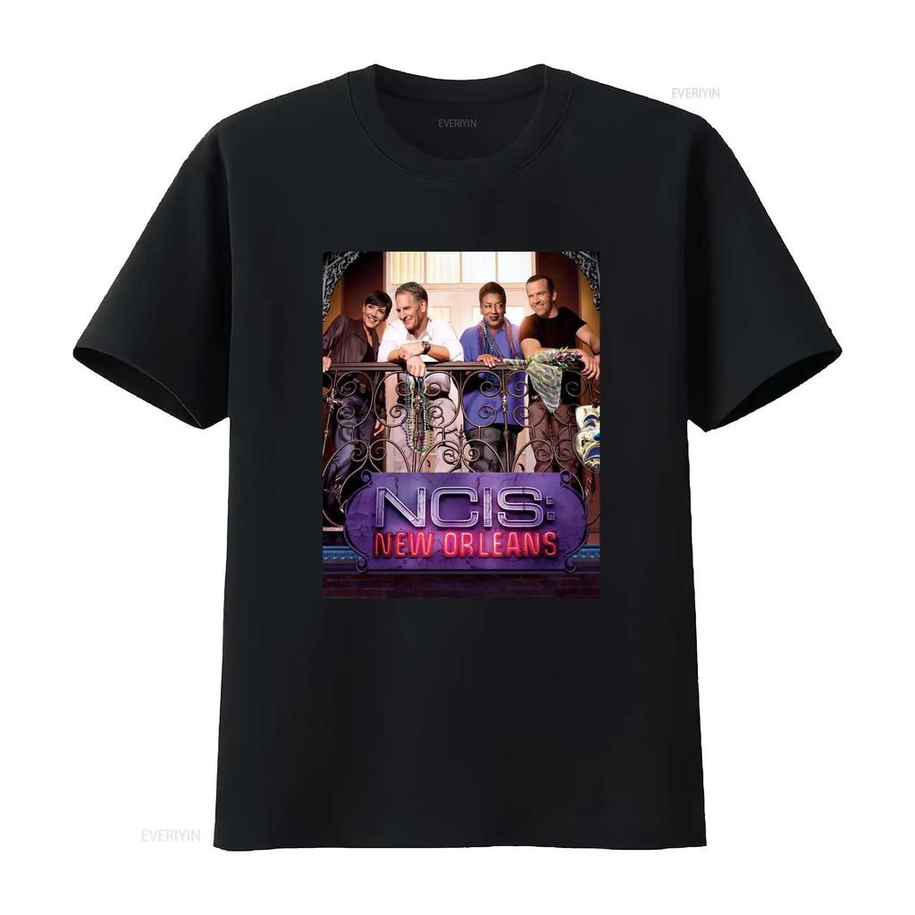 Ncis New Orleans ТВ Сериал Популярное Шоу про Полицейских Футболка для Фаната винтажная Стиранная Дышащая дизайнерская одежда Топ для Повседневной Носки homme