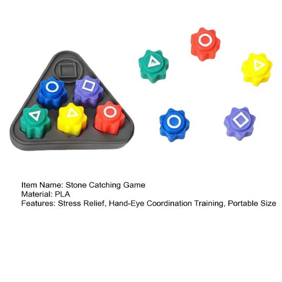 5/10 шт. Корейская традиционная игра по ловле камней, тренировка координации рук и глаз, игрушки для детей и взрослых, напечатанные на 3D-принтере, для ловли камней