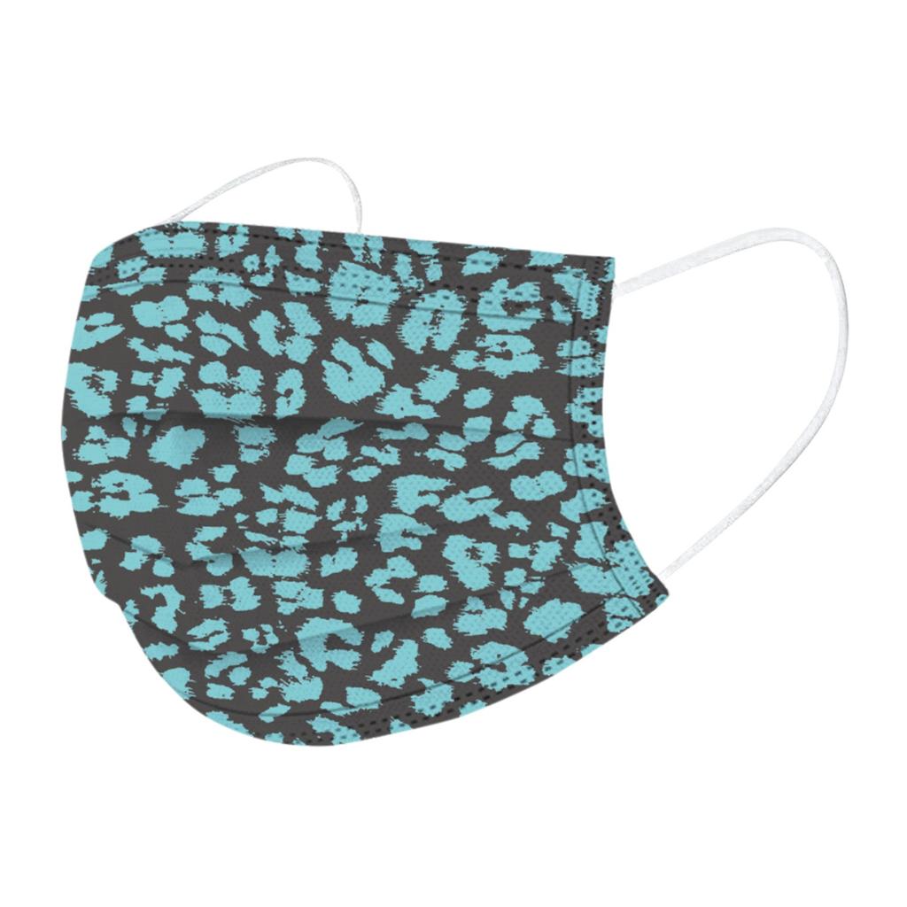 10 шт. трехслойная одноразовая пыленепроницаемая защитная маска с леопардовым принтом для взрослых