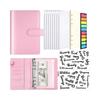 Costowns System Planner A6 Budget Binder with Zipper 6 8 Budget Binder 40 Pen 4 200 Ring Memo Business Note Paper 8 Envelope, Holes, Pockets, Refills,