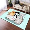 Cute Cat Carpet Living Room Children's Crawling Mat Doormat  Living Room Area Rug Games Area Washroom Floor Mat Kawaii Yoga Rug