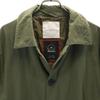 green label relaxing Stainless collar coat L khaki KOMATSU Men's Used