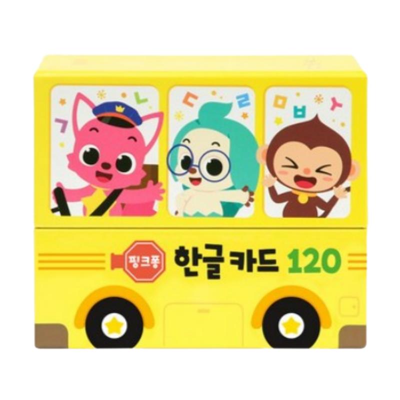 Карточки Pinkfong с корейским хангылем 120 шт.