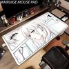 ARTISAN ATK Девушка в стиле манги Коврик для мыши Большой XXL Игровой коврик для стола Аниме Эстетика Нескользящий резиновый коврик для клавиатуры Домашний Офисный Декор