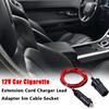 12V 5M Car Cigarette Lighter Extension Cable With LED Cigarette Female Lighter Adapter Extension Indicator Waterproof Cable S1M4