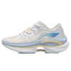 Li Ning WuShi 5S 1.0 Амортизирующие Нескользящие Износостойкие Низкие Беговые Кроссовки Женские Туманный Белый ARHR212-4
