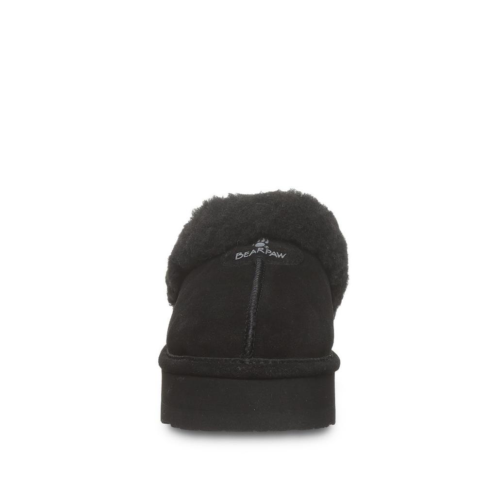 BEARPAW Retro Loki Разноцветные Тапочки Обувь Удобные и Размер см Женские Женские Женские Легкие, Черный/Черный, 23.0