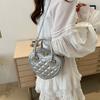 Stylish Pu Leather Heart Tote Bag For Women Chic Street Style Crossbody Bag