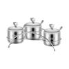 Набор из 4-х stainless steel баночек для специй Bernice