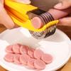 Ручной многофункциональный резак для фруктов и овощей, инструмент для нарезки бананов с эргономичной ручкой, безопасный, простой в обслуживании