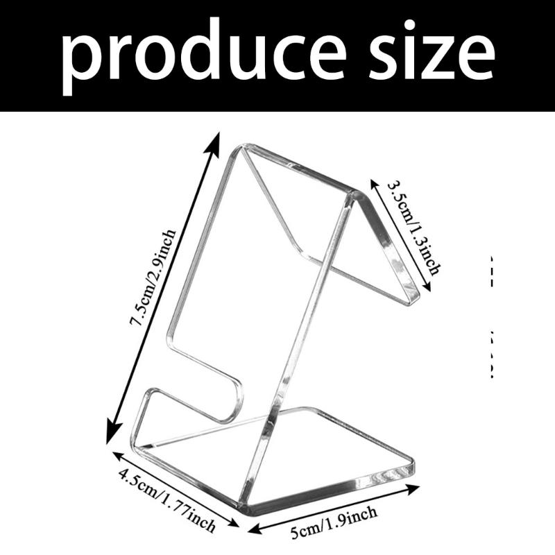 Премиальный прозрачный держатель для часов с наклоном для фотосъемки ювелирных изделий Акриловая подставка для демонстрации часов