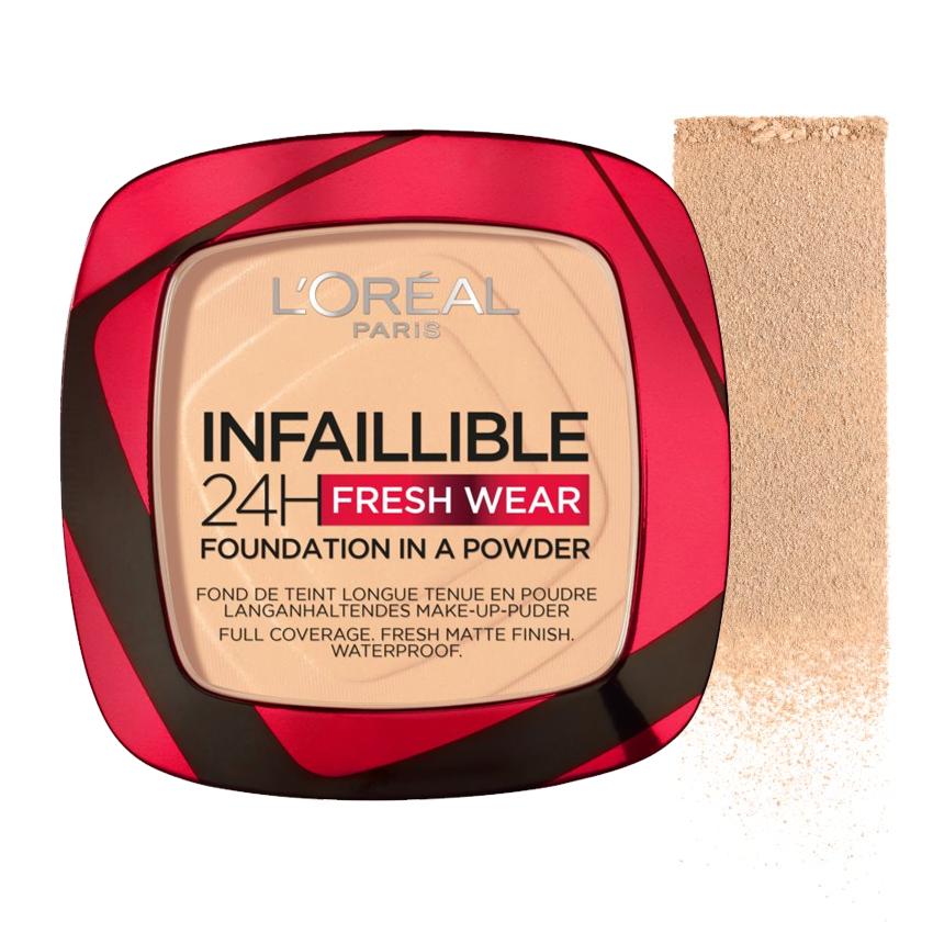 Loreal infaillible fresh wear 24h podkład w pudrze - 130 true beige 9g