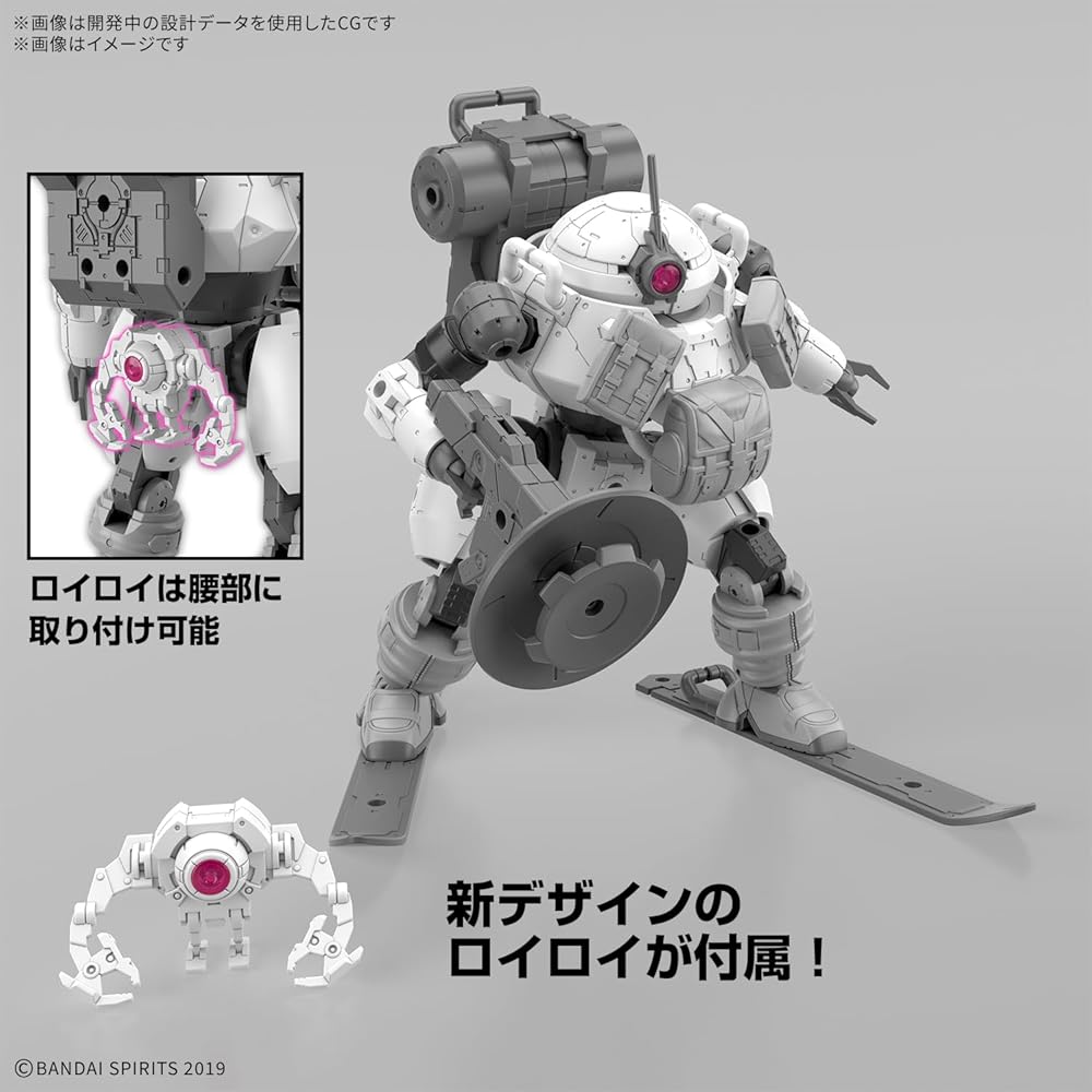 Bandai Spirits 30MM bEXM-6 Round Nova II Масштаб 1/144 Пластиковая модель-конструктор с цветовой кодировкой