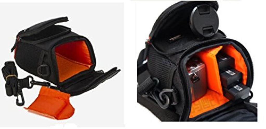 WASHODO Холщовая сумка для зеркальной камеры Panasonic LUMIX вмещает две и Рекомендуется для черной сумки DMC-GM5, ткань, объективы, легкая, прочная, стильная!