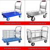 Silent Foldable Flatbed Hand Cart: Portable Turnover Trolley & Hand Truck