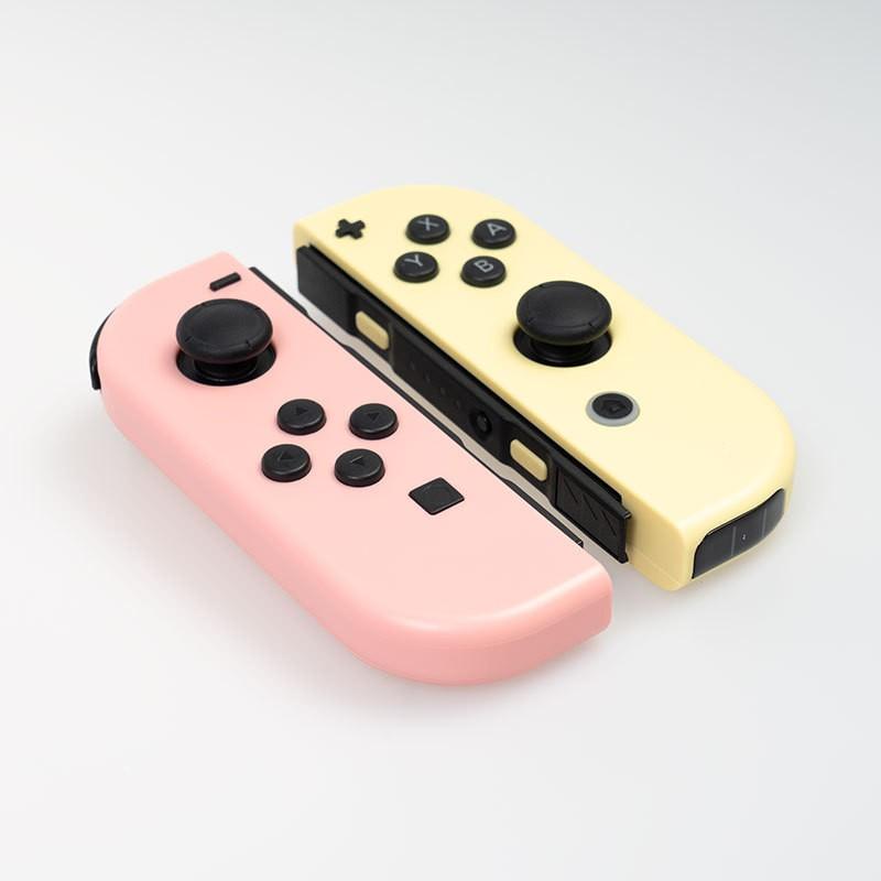 1 Pair For Switch Controller Console 1 Pair Wireless Gamepad White L&R  Shell Green Purple Yellow Pink Cover