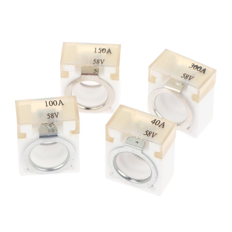 30A-600A Battery Terminal Mount Fuse Block Kit 58V With Single Stud 5/16" Marine Rated Battery Fuse For Boat Truck Rv