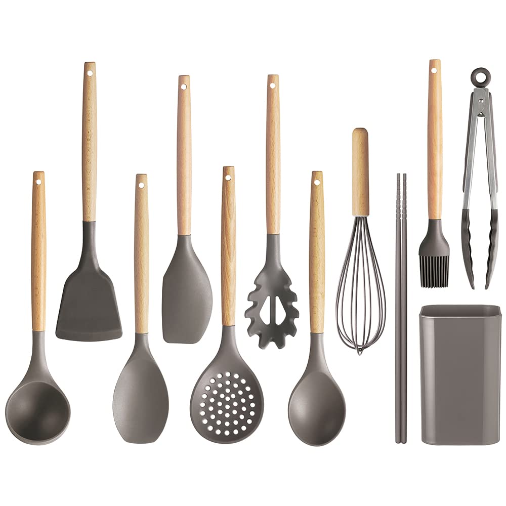 As a Celebratory Iris Ohyama Whisk Kitchen Tools with Tool Stand for Easy Storage Set Durable Silicone Material Will Not Damage the Coating of Pots