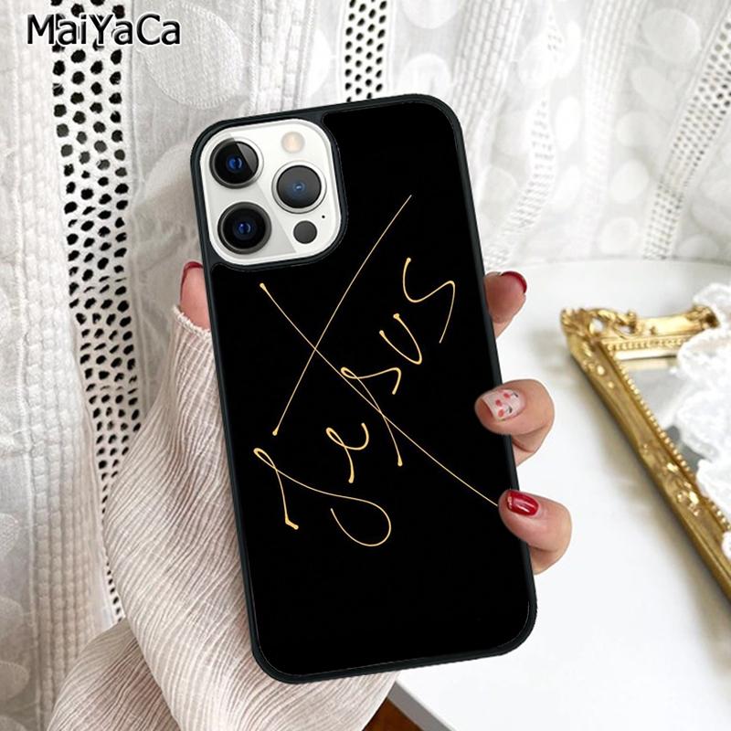 Библия Иисус Христос Христианские Цитаты Чехол для Телефона Для iPhone 17 Air 16 16e 15 plus 11 12 13 14 pro max coque