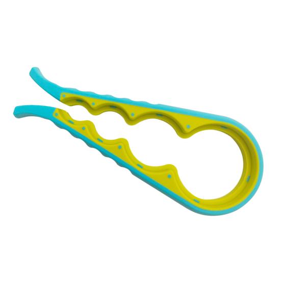 Артритный зажим для бутылок 4-в-1 Нескользящая резиновая ручка Консервный нож Инструмент для снятия крышек с банок Инструмент для слабых рук Пожилые люди Кухонный гаджет для всех возрастов