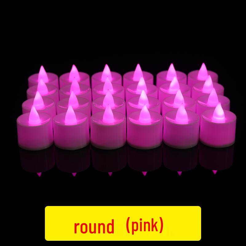 Electronic Candle Lights for Romantic Ambiance: Ideal for Proposals, Birthdays, and Confessions or as Buddhist Blessing Candles.