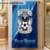 Beach TowelCoventry City FC Custom Name Text Personalized Soft Towel for Beach Pool Indoor Home Decor Gift