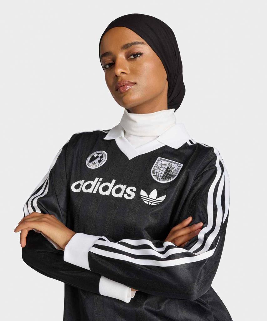 adidas Футболка с длинным рукавом для футбола - Черный / Kv2034