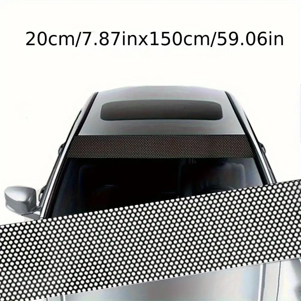 150 см x 20 см ПВХ наклейки на лобовое стекло автомобиля анти-УФ наклейки на окна для боковых блоков лобового стекла автомобиля защитная пленка