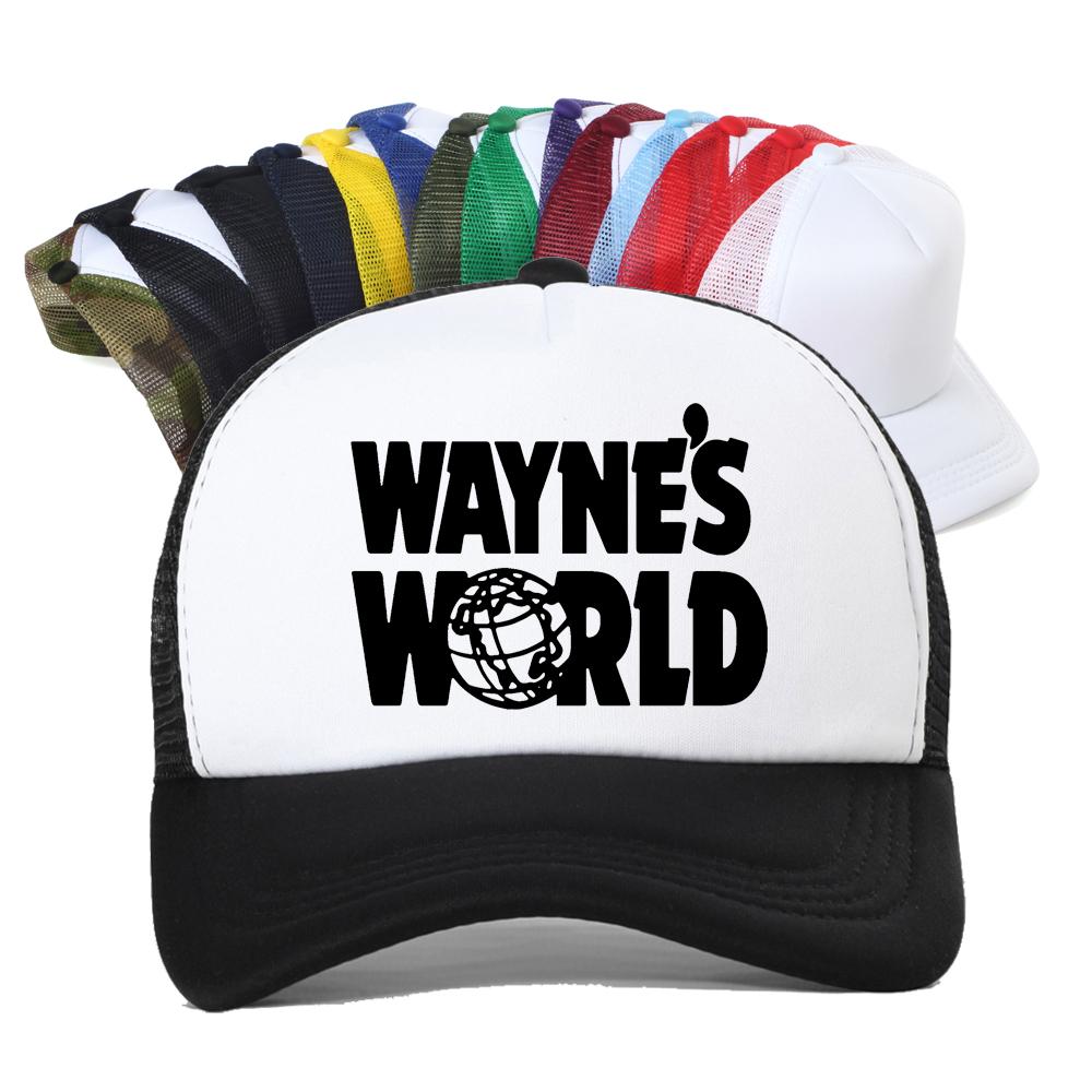 Waynes World Snapback Cotton Baseball Cap Unisex Women Hip Hop Dad Trucker Hat Casquette