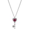 Pandora Personalized Fashion 925 Silver Necklace Women necklace Red 394392CO1