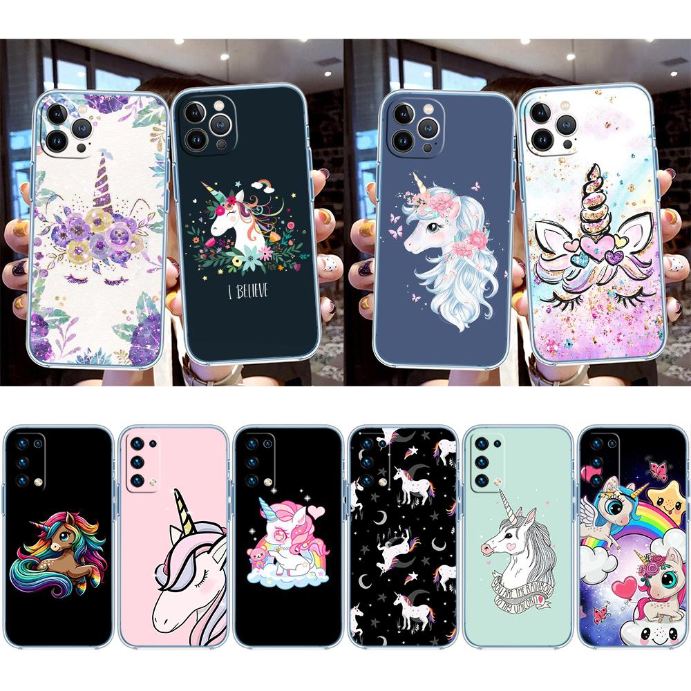 RP14 Cartoon Unicorn Phone Case for Motorola Moto G10 G20 G30 G31 G32 G34 G35 G41 G42 G50 G51 G52 G55 G60 G60S G62 G71 G72 G75