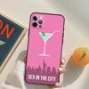 Sex and the City Funda Case For iPhone 15 14 16 Pro Max 11 12 13 Pro Max Mini XR 16e 16 15 Plus Phone Cover