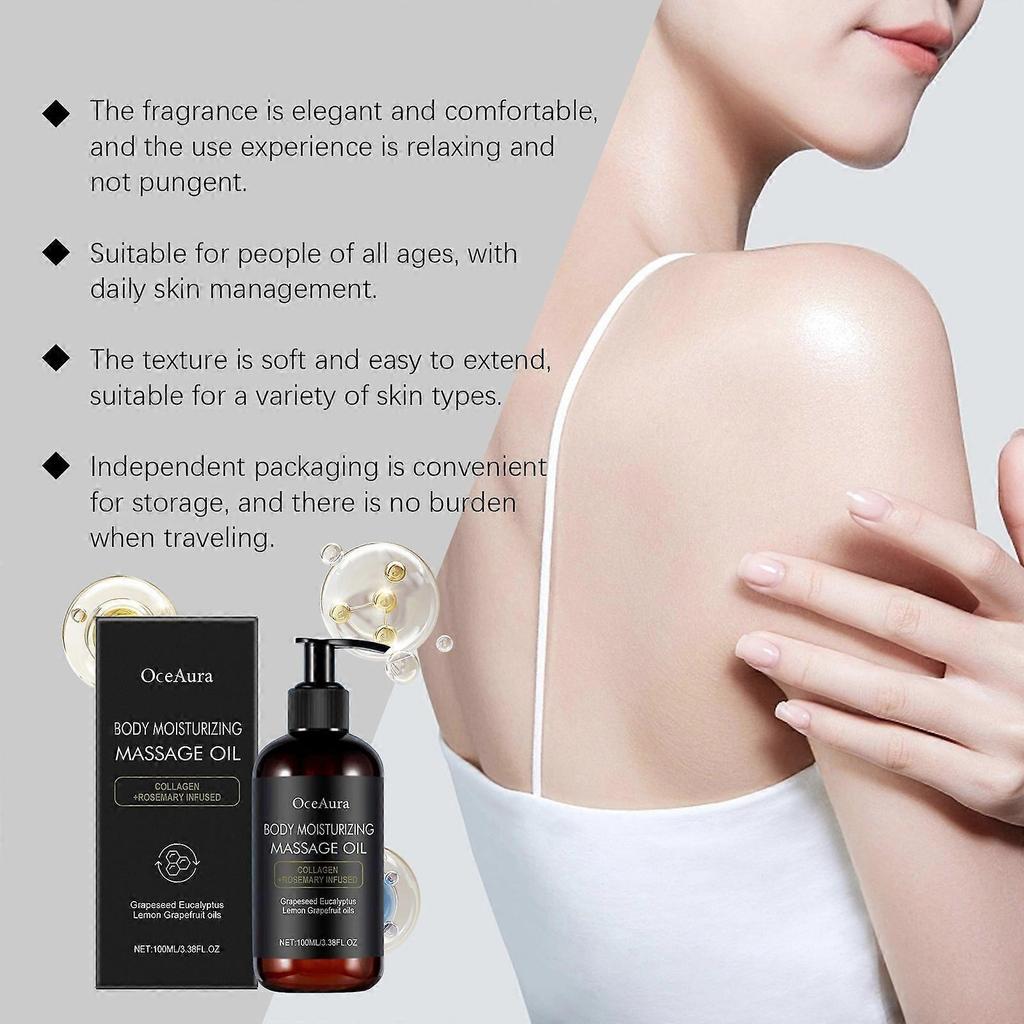 Oceaura Moisturizing Massage Oil Gently Hydrates And Moisturizes To Care For The Skin. It Is A Moisturizing Plant Massage Essential Oil