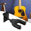 Guitar Hook Wall Mount Non Scratch Iron Base Universal Self Locking Hanging Holder for