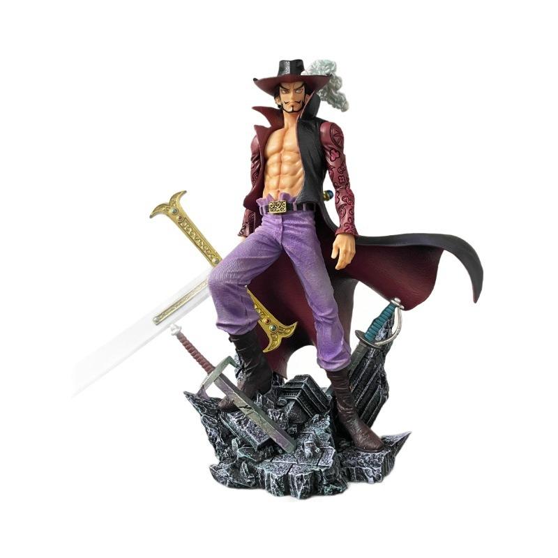 2026 New Anime Figure Eagle eye Dracule Mihawk Top Figure Model Statue Toys Collection Ornaments Doll Gift party gift