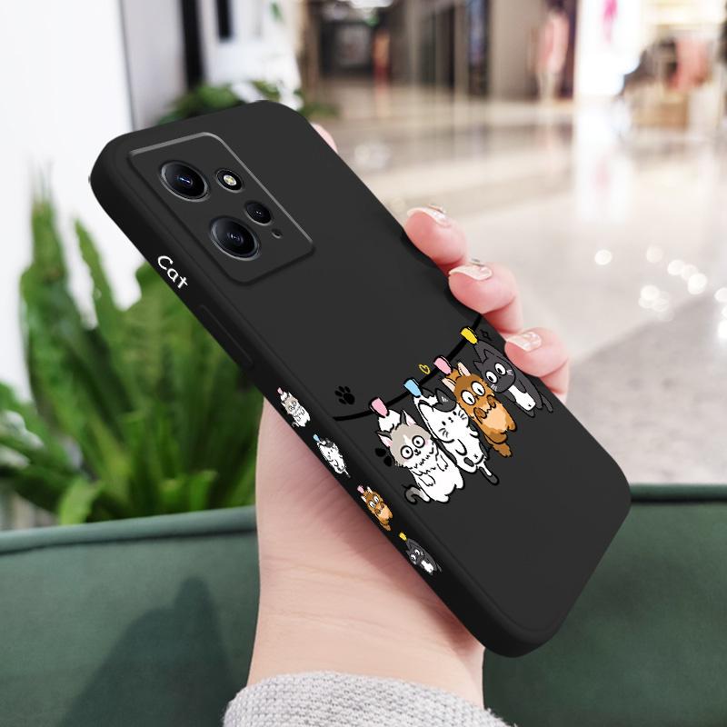 Чехол для телефона "Воздушный кот" для Xiaomi Redmi Note 15 Pro Plus 4G 5G Силиконовый чехол