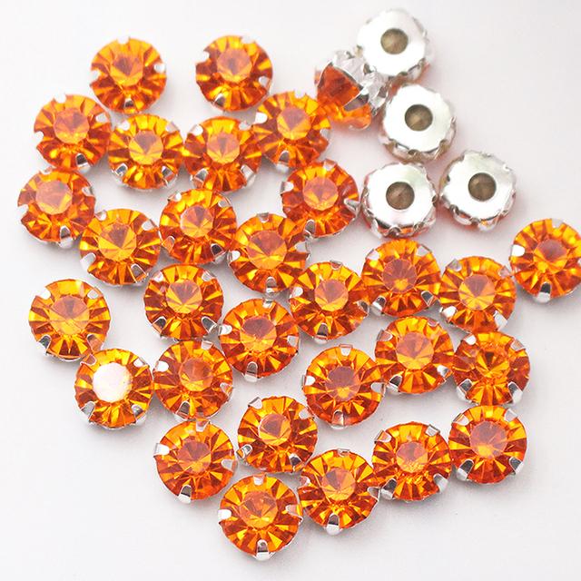 Promotion Ss12 -Ss40 Crystals Claw Cup Rhinestone Shiny Strass Stones Metal Base Fabric Beads Craft Top Rhinestones for Clothes