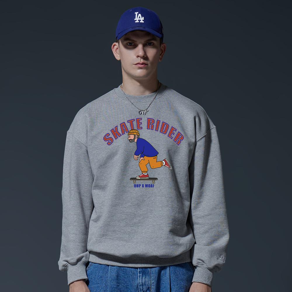 OHP Ohp X Moai Skater Basic Heavy Sweatshirt
