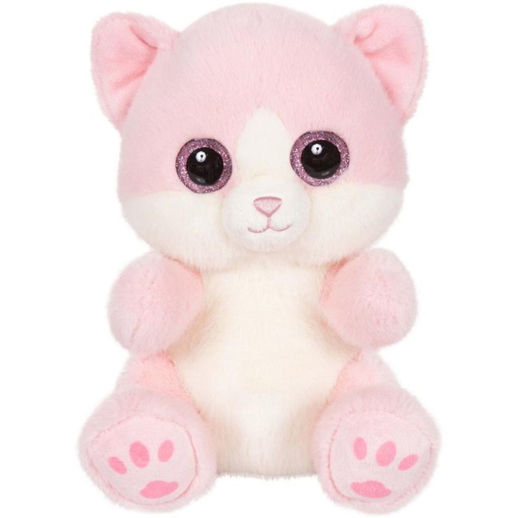 Peluche - Peluche Chat PINKY Cutydoos rose poudré – 23 cm