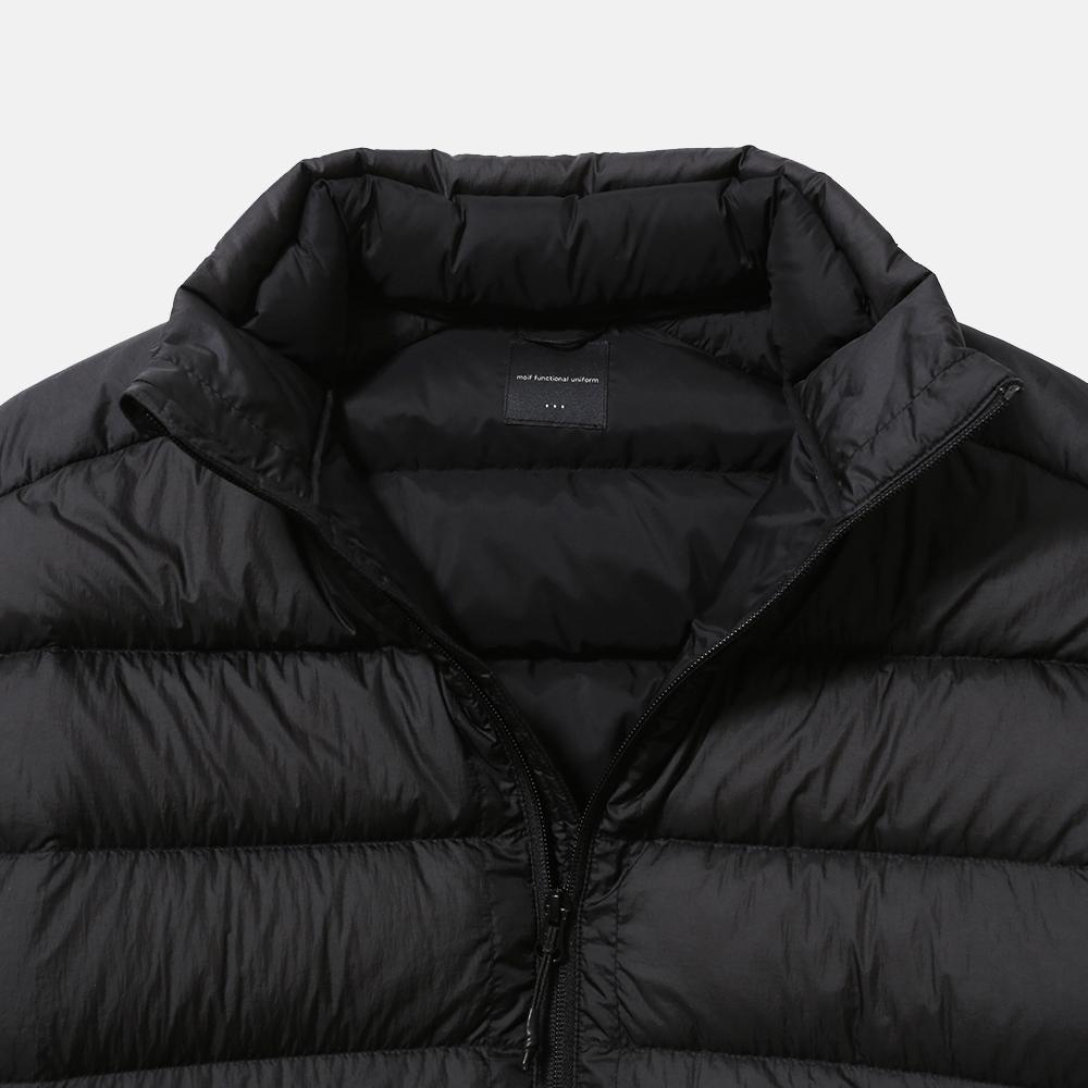 Moif [Aw25] Helium Down Jacket / Sooty Black