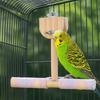 Bite Resistant Wood Parrot Swing Wear-resistant Bird Cage Decoration  for Parrots Parakeets