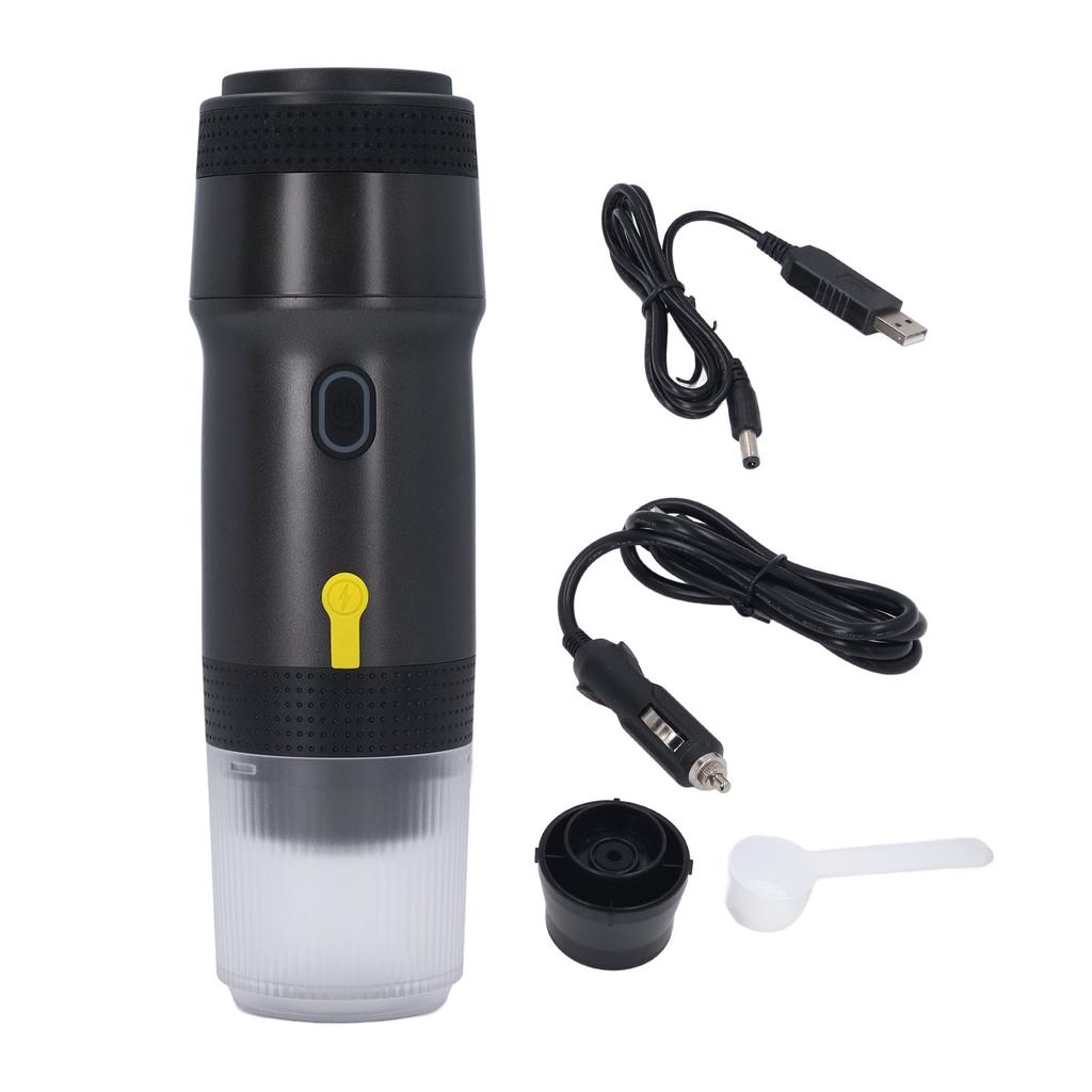 Portable Coffee Maker Fast Heating Easy To Clean 20 Bar USB Car Charger Electric Coffee Machine for