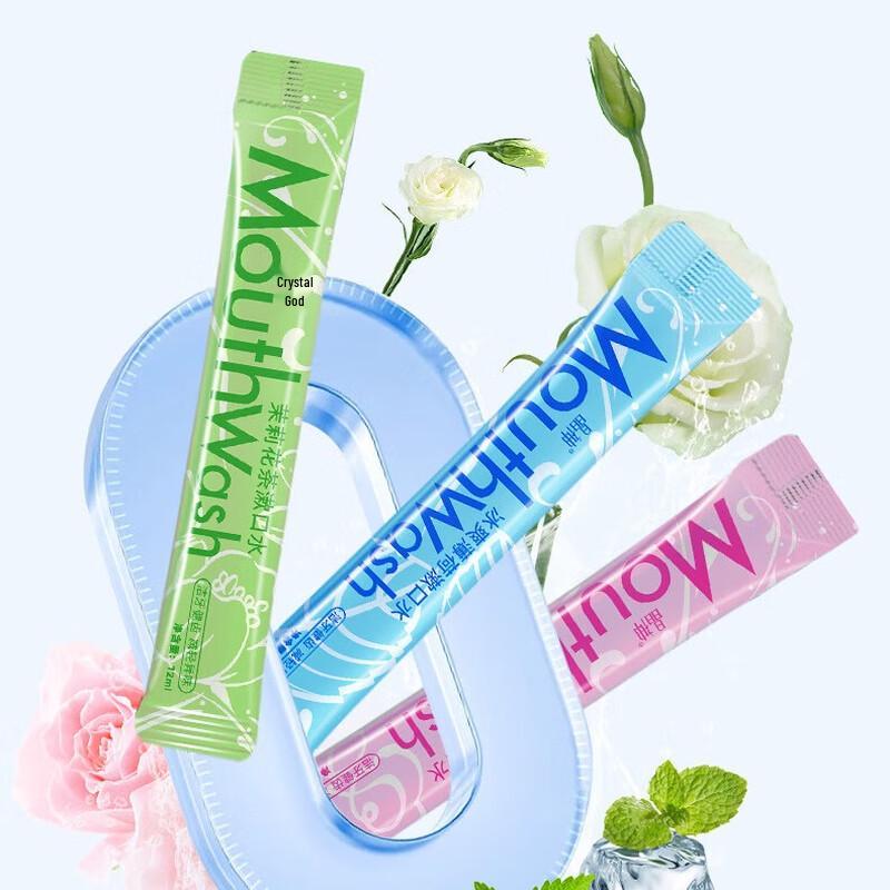 Portable Disposable Mint Mouthwash Strips